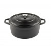 Gusseisen Topf Tiefer Solagio, Black Onyx, Ф24