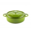 Gusseisen Topf Flach Solagio, Bamboo, Ф26
