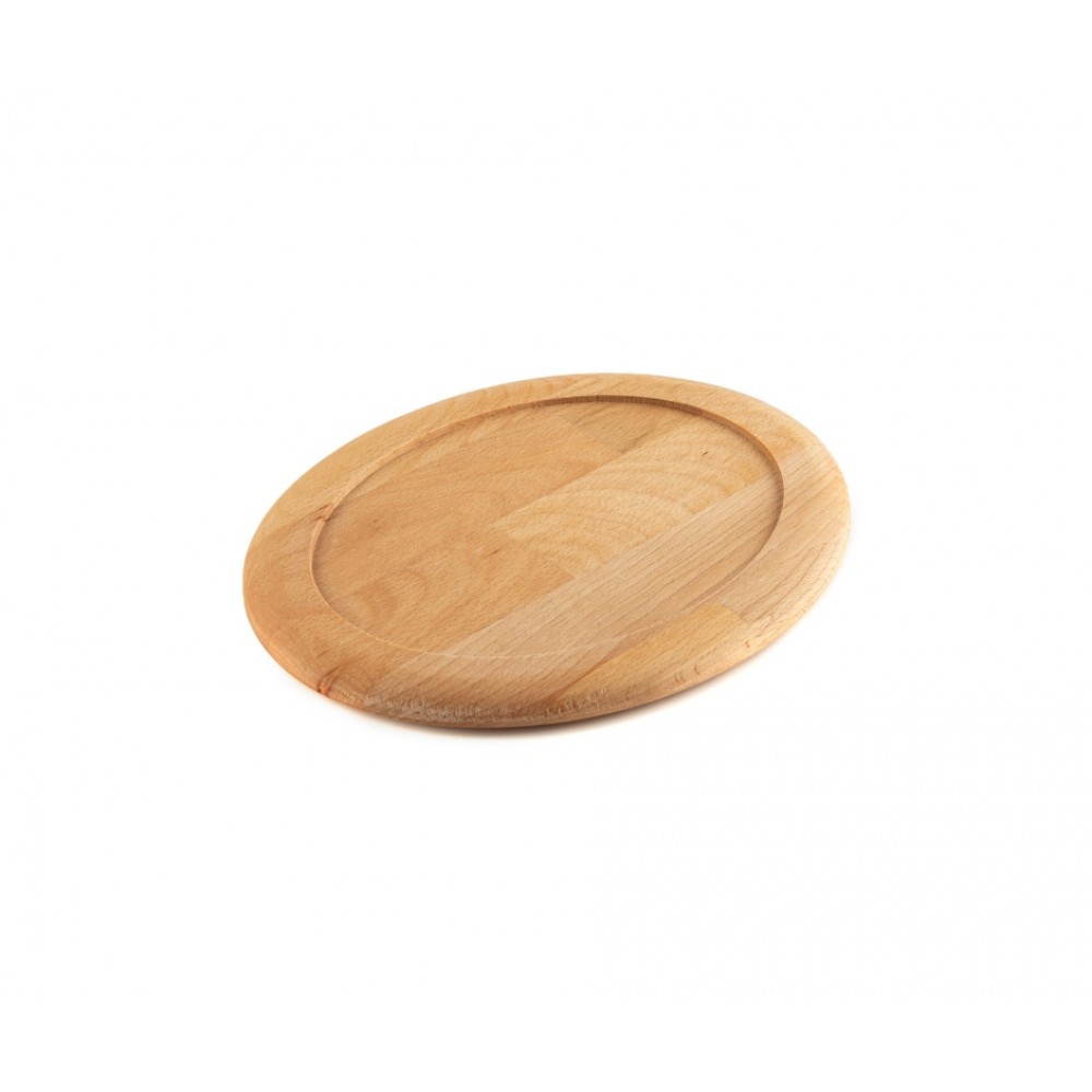 Holz untersetzer für ovale gusseisenpfanne Hosse HSFT1825