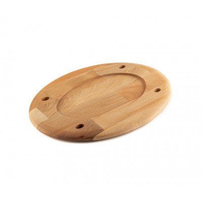 Holz untersetzer für ovale platte Hosse HSOISK2533, 25x33cm - Hosse