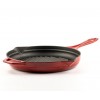 Emaillierte grillpfanne Gusseisen Solagio, Rubin, Ф28cm