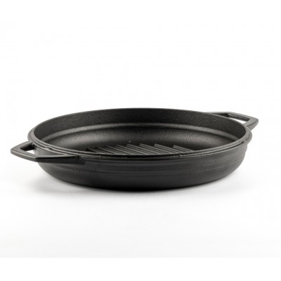 Emaillierte grillpfanne Gusseisen Hosse, Black Onyx, Ф22cm - Hosse