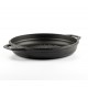 Emaillierte grillpfanne Gusseisen Hosse, Black Onyx, Ф22cm | Flache Gusseisenpfanne | Gusseisenpfanne |