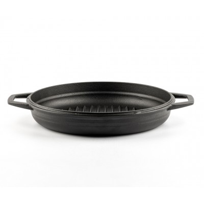 Emaillierte grillpfanne Gusseisen Hosse, Black Onyx, Ф22cm - Hosse