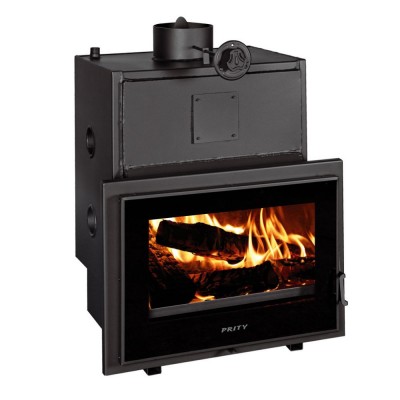 Kamineinsatz Wasserführend Prity P W28 TV, Gusseisentür, 28.2kw - Produktvergleich