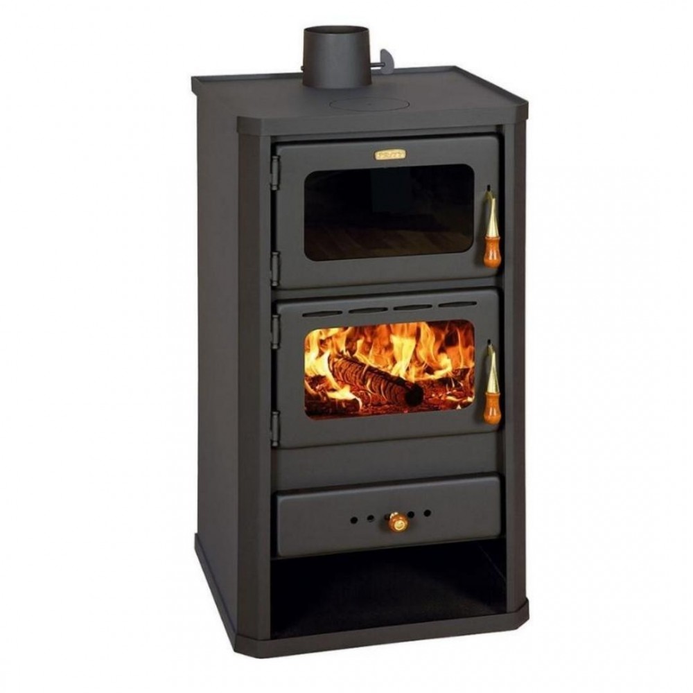 Kaminofen, Holzofen mit Backfach Prity, Modell FM, Leistung 12.1kW | Holzofen | Kaminofen |