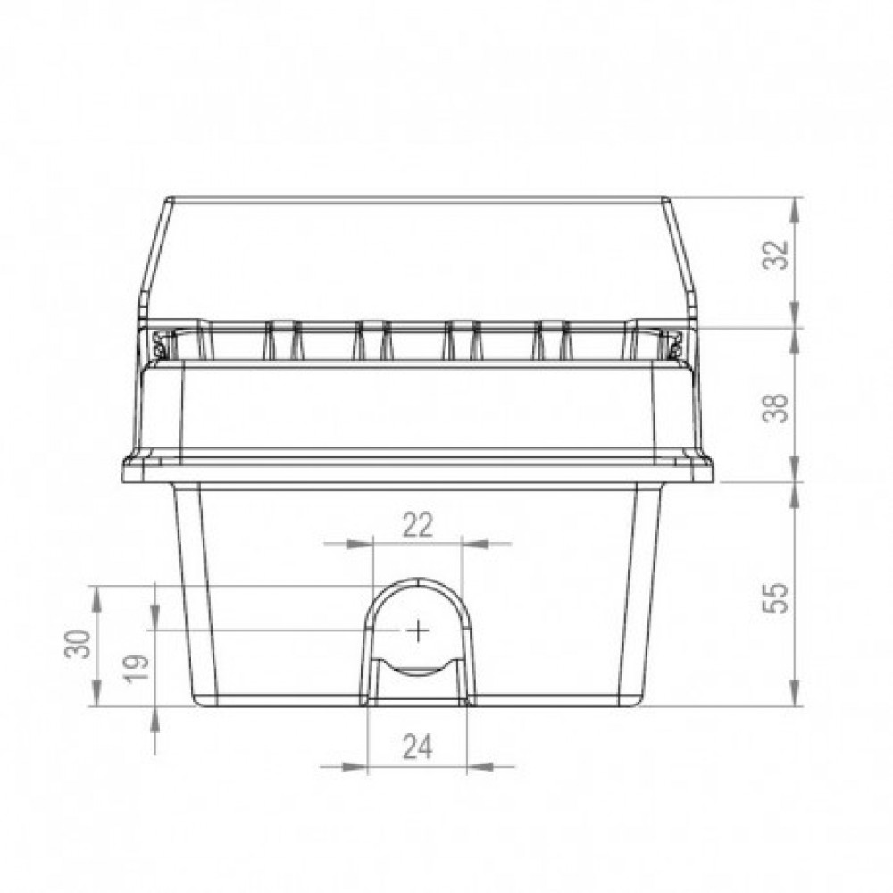 Gusseiserne Brennschale / Brennertopf für Pelletofen, 106x61mm | Brennschale / Brennertopf Pelletofen | Pelletofen Ersatzteile |