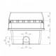 Gusseiserne Brennschale / Brennertopf für Pelletofen, 106x61mm | Brennschale / Brennertopf Pelletofen | Pelletofen Ersatzteile |