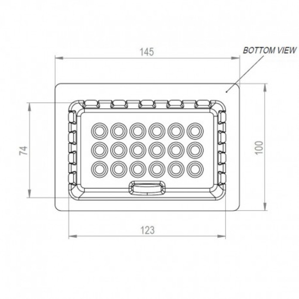 Gusseiserne Brennschale / Brennertopf für Pelletofen, 106x61mm | Brennschale / Brennertopf Pelletofen | Pelletofen Ersatzteile |