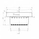 Gusseiserne Brennschale / Brennertopf für Pelletofen Ecoteck, Ravelli und andere, 143x106mm | Brennschale / Brennertopf Pelletofen | Pelletofen Ersatzteile |
