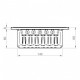 Gusseiserne Brennschale / Brennertopf für Pelletofen Karmer One und andere, 131x90 mm | Brennschale / Brennertopf Pelletofen | Pelletofen Ersatzteile |