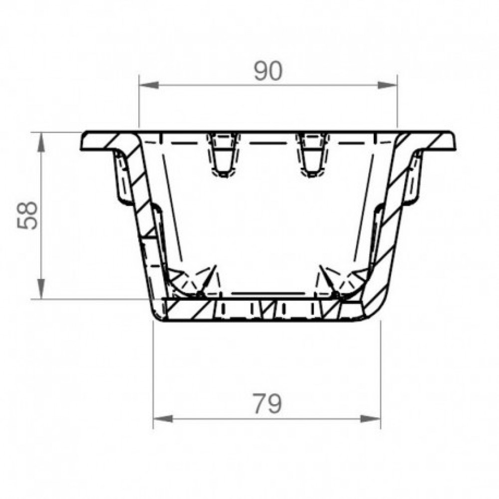 Gusseiserne Brennschale / Brennertopf für Pelletofen Karmer One und andere, 131x90 mm | Brennschale / Brennertopf Pelletofen | Pelletofen Ersatzteile |