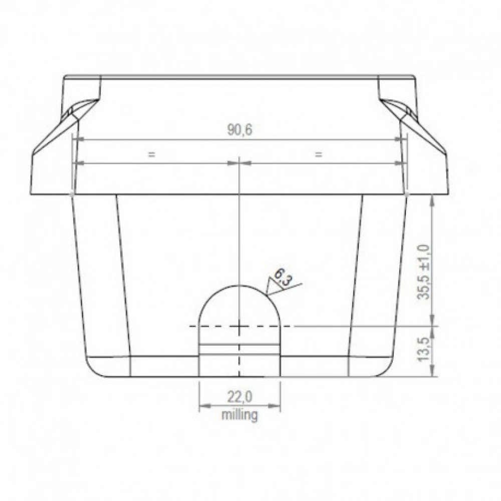Gusseiserne Brennschale / Brennertopf für Pelletofen Arce und andere, 95x70mm | Brennschale / Brennertopf Pelletofen | Pelletofen Ersatzteile |
