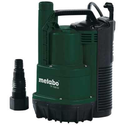 Tauchpumpe für klares Wasser METABO TP 7500, Leistung 300 W, Fördermenge 7500 l/h, Förderhöhe 6,5 m - Zentralheizung