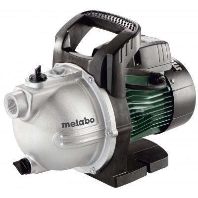 Wasserpumpe für den Garten für klares Wasser Metabo P 3300 G, Leistung 900 W, 1", Fördermenge 3300 l/h, Druck 4,5 bar - Zentralheizung