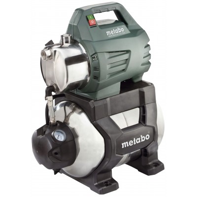 Einphasige Hydrophor-Pumpe METABO HWW 4500/25 INOX PLUS, Leistung 1300 W, Fördermenge 4500 l/h, Förderhöhe 48 m, Kesselvolumen 24 l - Produktvergleich