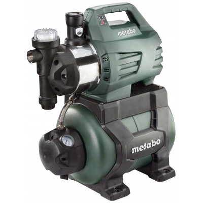 Einphasige Hydrophor-Pumpe METABO HWWI 4500/25 Inox, Leistung 1300 W, Fördermenge 4500 l/h, Förderhöhe 48 m, Kesselvolumen 24 l - Metabo