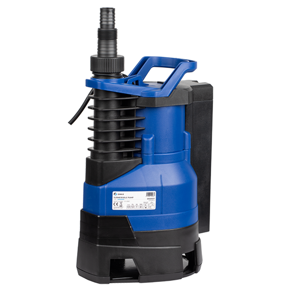 Tauch-Entwässerungspumpe für Schmutzwasser Gmax mit integriertem Schwimmerschalter – Fördermenge 9 m³/h, Leistung 0,4 kW, Förderhöhe 5 m | Hydrophor | Wasserpumpen |