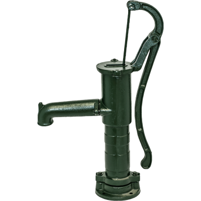 Handwasserpumpe, manuell, Hydro-Fix, grün, Länge 660 mm, Gusseisen, Größe 1 1/4″ - Zentralheizung