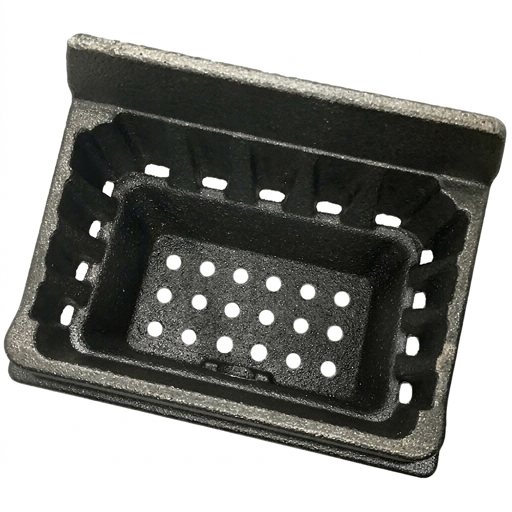 Gusseiserne Brennschale / Brennertopf für Pelletofen, 106x61mm | Brennschale / Brennertopf Pelletofen | Pelletofen Ersatzteile |