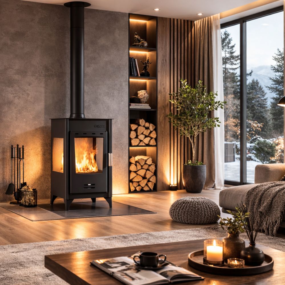 Kaminofen, Holzofen Balkan Energy ATS 90-10 3 SIDE, 12.12kW | Holzofen | Kaminofen |