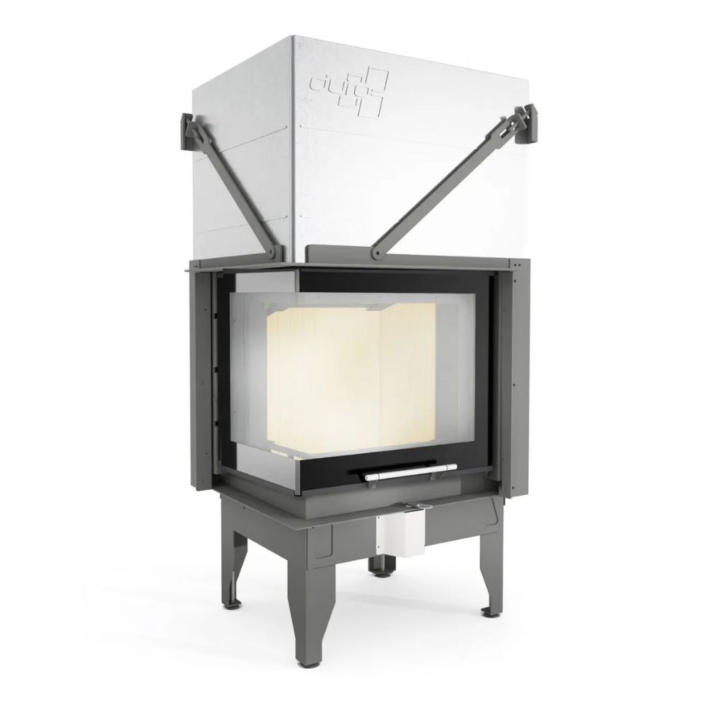 Kamin UNIFLAM 660 DURO mit Luftkanälen und Luftzufuhr, linke Seite, 10,25 kW | Kamineinsatz | Kamin |