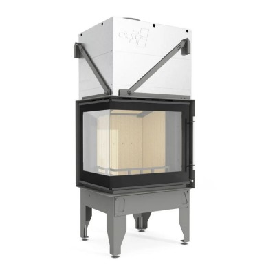 Kamin UNIFLAM 660 DURO mit Luftkanälen und Luftzufuhr, linke Seite, 10 kW - Produktvergleich