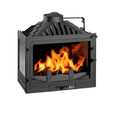 Kamin UNIFLAM 700 STANDARD mit Drosselklappe, linke Seite, 14 kW - Produktvergleich