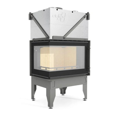 Kamin UNIFLAM 760 DURO mit Luftkanälen und Luftzufuhr, linke Seite, 10,8 kW  - Produktvergleich