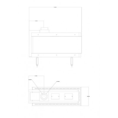 Gaskamin Balkan Energy GAS 3SIDE 100, 8.2kW - 10.2kW - Gaskamin
