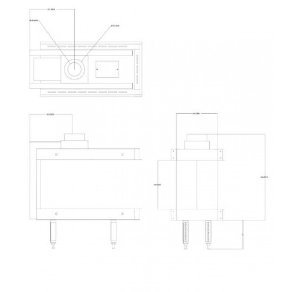 Gaskamin Balkan Energy GAS 3SIDE 70, 5.8kW - 7.8kW | Gaskamin | Kamin |