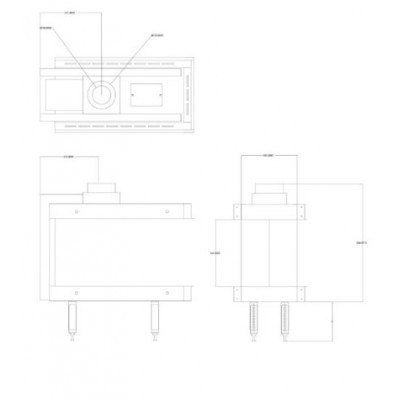 Gaskamin Balkan Energy GAS 3SIDE 70, 5.8kW - 7.8kW - Gaskamin