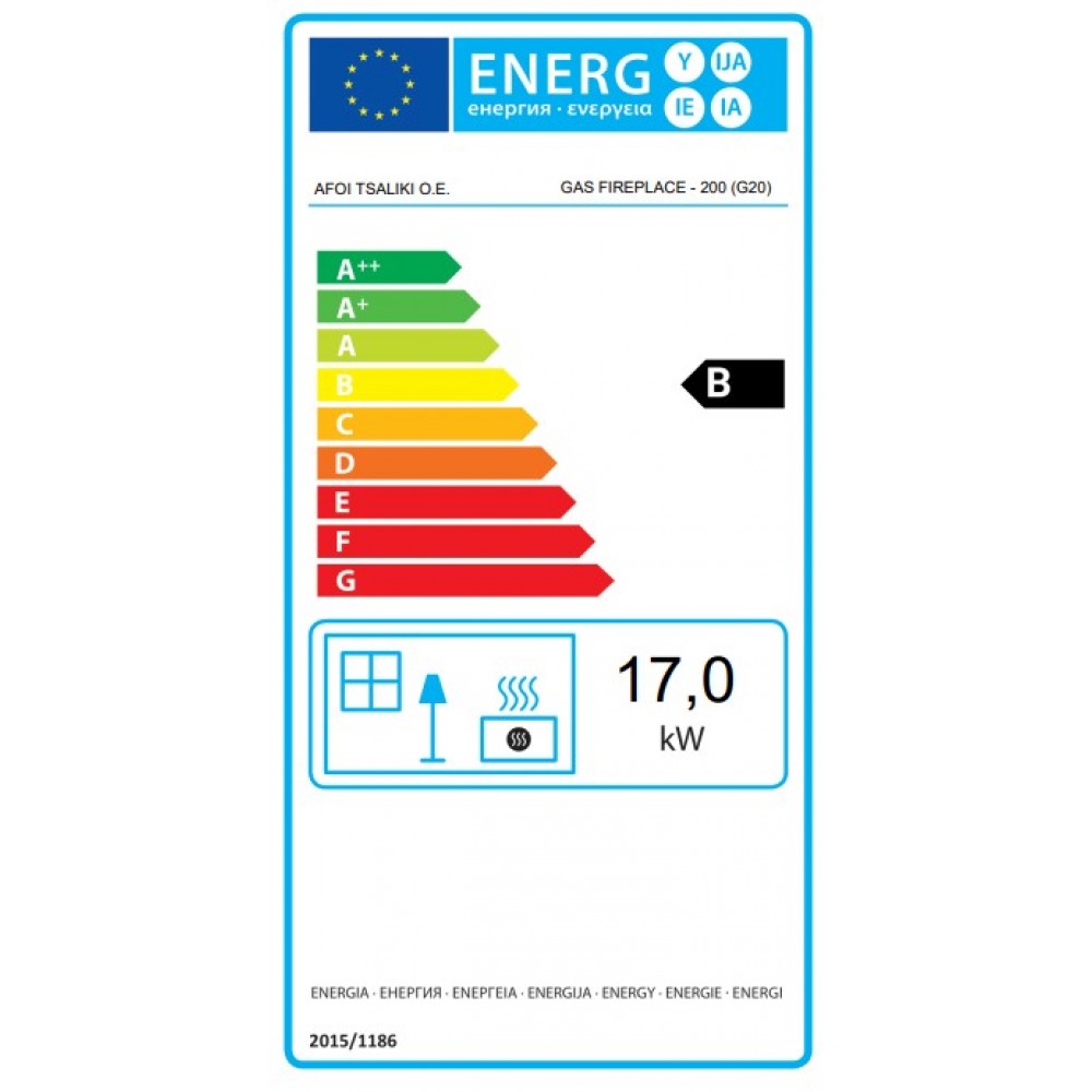Gaskamin Balkan Energy GAS CORNER 200, 17kW | Gaskamin | Kamin |