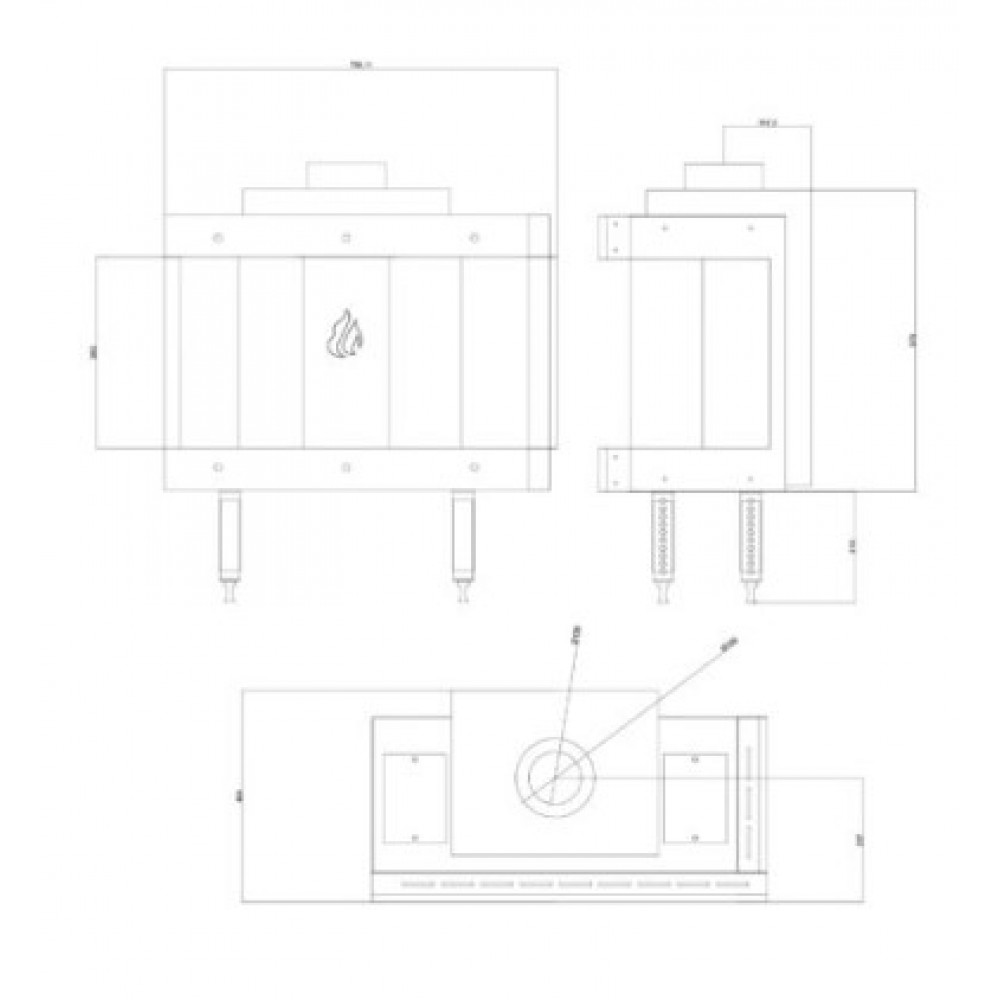 Gaskamin Balkan Energy GAS CORNER 70, 7.8kW | Gaskamin | Kamin |