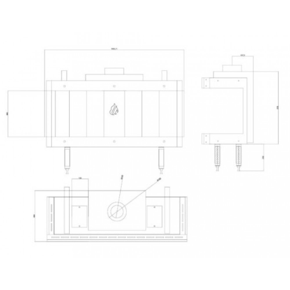 Gaskamin Balkan Energy GAS PANORAMA 100, 10.2kW | Gaskamin | Kamin |