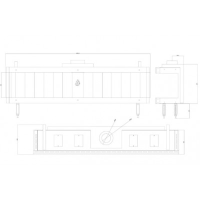 Gaskamin Balkan Energy GAS PANORAMA 200, 17kW - Gaskamin