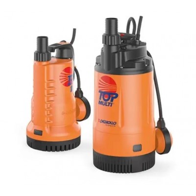 Tauchpumpe mit externem Schwimmerschalter Pedrollo TOP MULTI 2, mehrstufig, Leistung 0,55 kW, Fördermenge 80 l/min, Förderhöhe 42 m, geeignet für Gärten, Brunnen und andere Anwendungen - Zentralheizung
