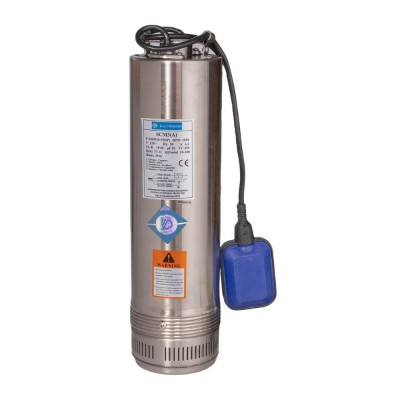 Tauchpumpe mit externem Schwimmerschalter Electromash SCM 3 mit PVC-Laufrad, Leistung 0,55 kW, Förderhöhe 30 m, Fördermenge 9000 l/h, geeignet für Brunnen und andere Anwendungen - Zentralheizung