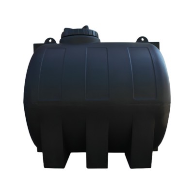 Trinkwassertank MAVIL, Zylindrisch horizontal 500 L (schwarz) - Trinkwassertanks