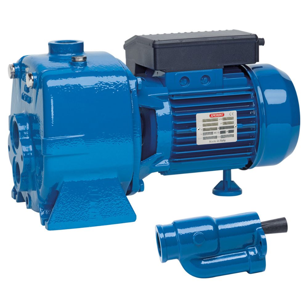 Selbstansaugende Pumpe mit Ejektor Speroni APM 150 – Leistung 1100 W, Förderhöhe 46 m, Fördermenge 20 l/min | Wasserpumpen für den garten | Wasserpumpen |