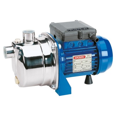 Selbstansaugende Wasserpumpe Speroni CAM 80 – Leistung 600 W, Förderhöhe 38 m, Fördermenge 50 l/min, aus Edelstahl - Produktvergleich
