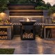 Holzkohlegrill aus Stahl Balkan Energy ROUND 920 |  |  |