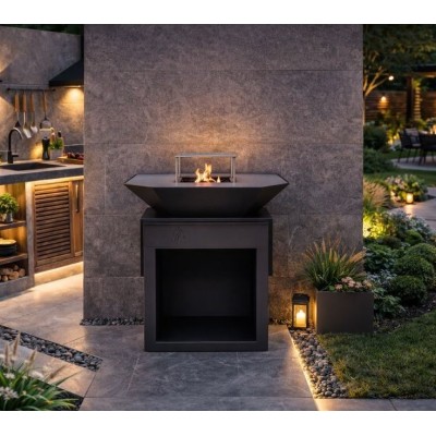 Holzkohlegrill aus Stahl Balkan Energy POLY-920 - Grill