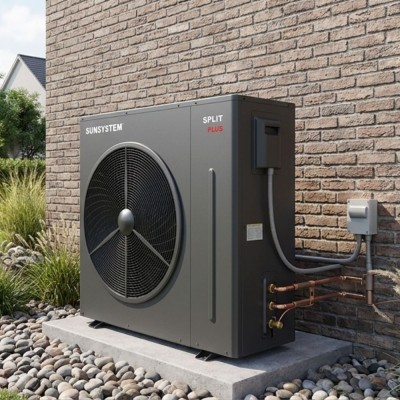 Split-Wärmepumpe Sunsystem SPLIT PLUS 060 1PH Luft-Wasser, 6.22kW - Sunsystem