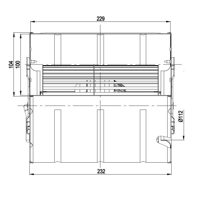 Radialventilator EBM, fließen 800 m³/h für Pelletofen Edilkamin, Karmek One, Andere - Gebläse und Ventilator Pelletofen