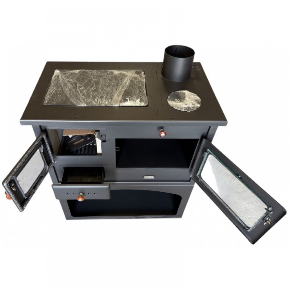 Küchenofen / Küchenhexe mit Backofen und Kochplatte Prity, Modell 1P34, Leistung 10.1kW | Küchenofen / Küchenhexe |  |