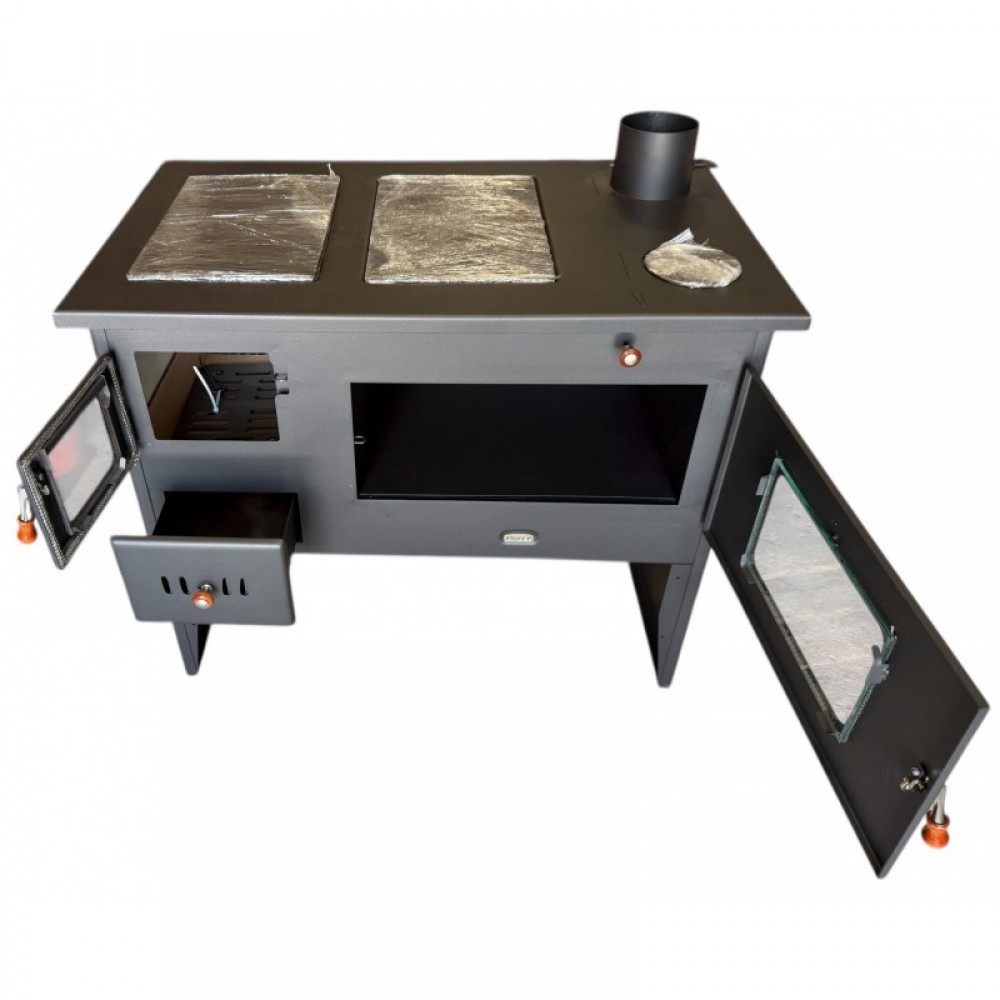 Küchenofen / Küchenhexe mit Backofen und Kochplatte Prity, Modell 2P50, Leistung 16kW | Küchenofen / Küchenhexe |  |