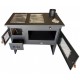 Küchenofen / Küchenhexe mit Backofen und Kochplatte Prity, Modell 2P50, Leistung 16kW | Küchenofen / Küchenhexe |  |