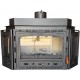 Kamineinsatz, Kamin Prity, Modell ATC, Leistung 14.2kW, Eckplatzierung, Gusseisentür, Panoramablick | Kamin | Kamineinsatz |