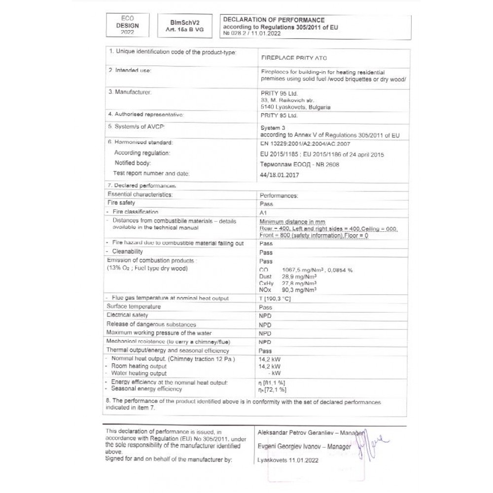 Kamineinsatz, Kamin Prity, Modell ATC, Leistung 14.2kW, Eckplatzierung, Gusseisentür, Panoramablick | Kamin | Kamineinsatz |